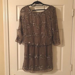 NYE - Adrianna Papell  Sequin Cocktail Dress
